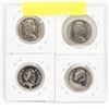 Image 2 : SET OF 4 UNCIRCULATED 50 CENT PIECES
