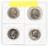 Image 2 : SET OF 4 UNCIRCULATED 50 CENT PIECES