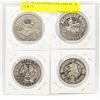 Image 1 : LOT OF 4 KLONDIKE DOLLARS 1969, 1970, 1972 & 1973