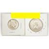 Image 2 : 1961 SILVER 50 CENT PIECE & CENTENNIAL QUARTER