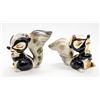 Image 1 : 1950'S CERAMIC SKUNKS SALT/PEPPER SHAKERS