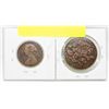 Image 2 : 1861 NEW BRUNSWICK CENT & NOVA SCOTIA PENNY