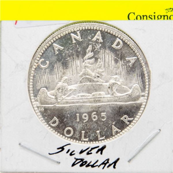 1965 CANADIAN SILVER DOLLAR