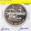 Image 1 : 1991 CANADIAN SILVER $1 PROOF "FRONTENAC"