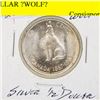 Image 1 : 1967 CANADIAN SILVER HALF DOLLAR "WOLF"