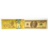 Image 1 : 24K GOLD PLATED CANADIAN AND USA $100 BILLS