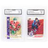 Image 1 : GMA GRADED 10 CHL ROOKIE + CANADA'S ROOKIE CARDS