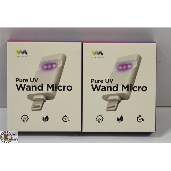 2PACK LIFE MADE PURE UV STERILIZER WAND MICRO