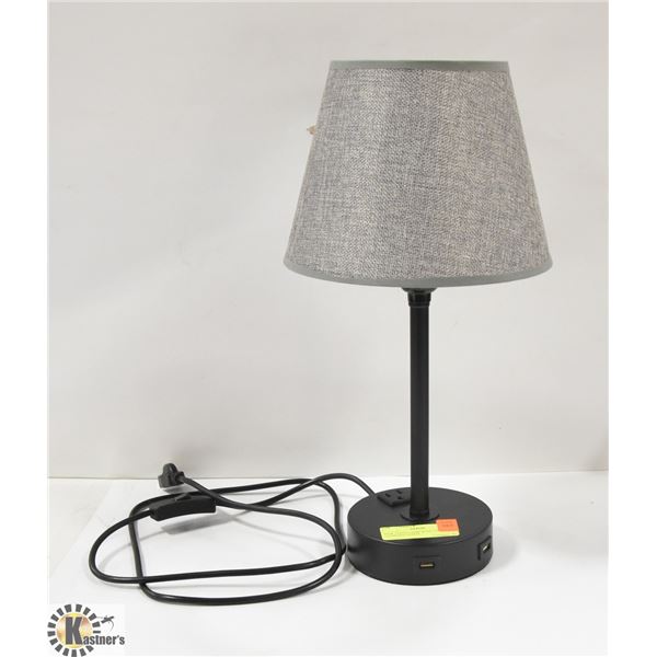 NEW TABLE LAMP WITH USB CHARGING PORTS