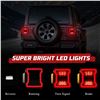 Image 3 : JEEP WRANGLER LED BLACK TAIL LIGHTS 2018-2021