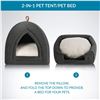 Image 2 : NEW BEDSURE COMFY PET SLEEPING DOME TENT