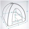 Image 3 : NEW BEDSURE COMFY PET SLEEPING DOME TENT