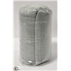 Image 1 : NEW GREY 50 X 60 THROW BLANKET, ULTRA SOFT PLUSH