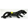 Image 1 : CARVED BLACK ONYX PANTHER (16"L X 5"H)