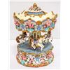 Image 1 : DECORATIVE HORSE MUSIC BOX CARROUSEL - PLAYS