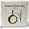 Image 1 : NEW RAILWAY STATION WALL CLOCK