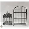 Image 1 : 2 BLACK METAL SHELF DECORATOR PIECES TOGETHER