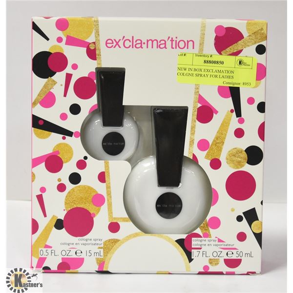 NEW IN BOX EXCLAMATION COLOGNE SPRAY FOR LADIES