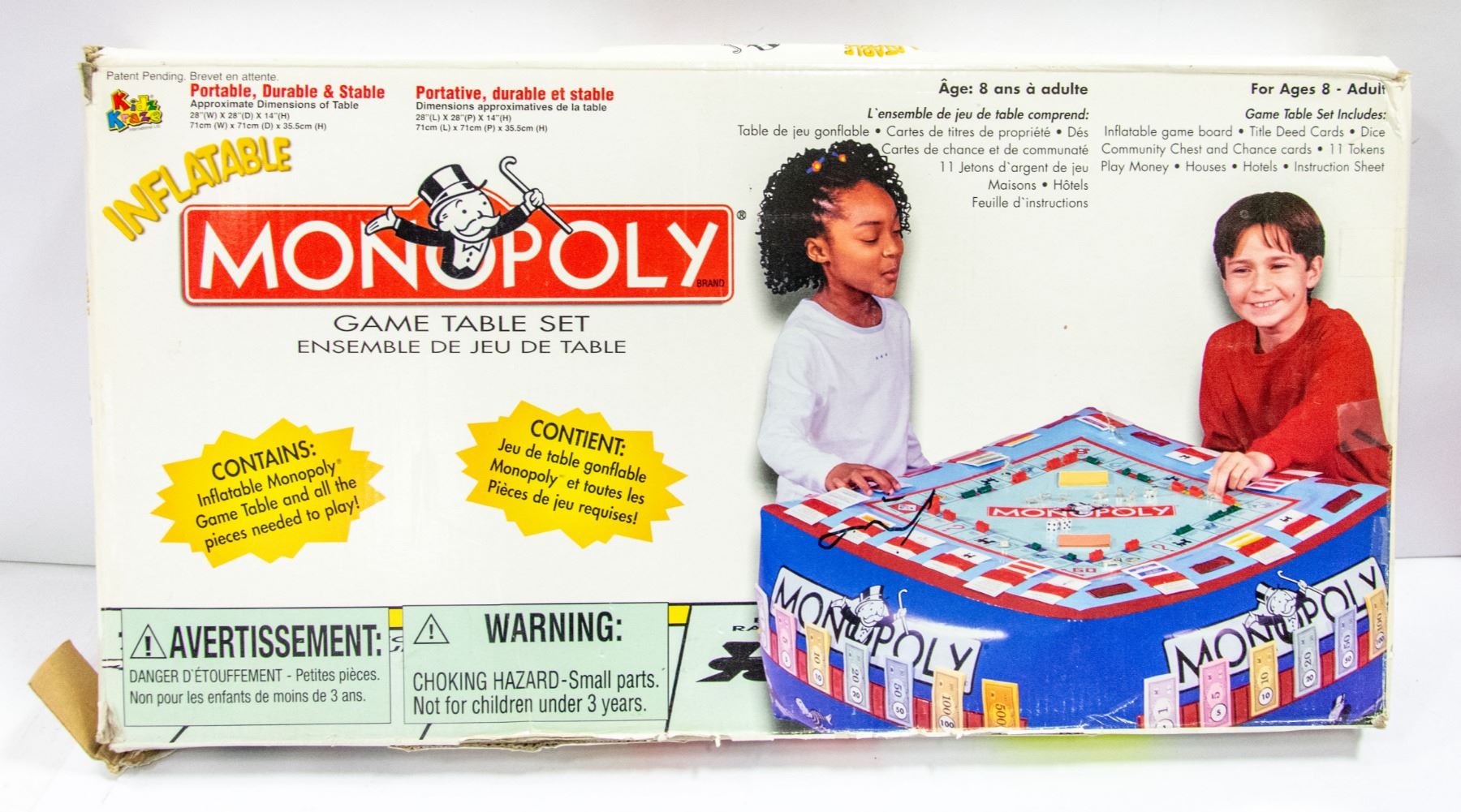 Monopoly Inflatable INFLATABLE COMPLETE MONOPOLY GAME