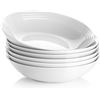 Image 1 : 26 OUNCE PORCELAIN SALAD BOWLS, SET OF 6