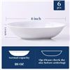 Image 2 : 26 OUNCE PORCELAIN SALAD BOWLS, SET OF 6