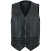 Image 1 : NEW MENS XXL LEATHER MOTORCYCLE VEST, MADE BY RUJA