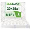 Image 1 : NEW SET OF 4 BOOGUAN MERV 8 FURNACE AIR FILTERS