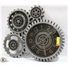 Image 1 : STERLING & NOBLE CLOCK COMPANY GEAR WALL CLOCK