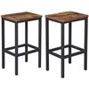 Image 1 : NEWLY ASSEMBLED VASAGLE ALINRU BAR STOOL SET