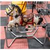 Image 1 : VINTAGE ROCKING HORSE W/ORIGINAL PARTS