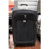 Image 1 : BLACK DELSEY FULL SIZE CANVAS SUITCASE - 4