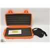 Image 1 : CIGAR CADDY 5 CIGAR COUNT TRAVEL HUMIDOR - ORANGE