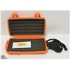 Image 1 : CIGAR CADDY 5 CIGAR COUNT TRAVEL HUMIDOR - ORANGE