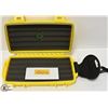 Image 1 : CIGAR CADDY 5 CIGAR COUNT TRAVEL HUMIDOR - YELLOW