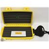 Image 1 : CIGAR CADDY 5 CIGAR COUNT TRAVEL HUMIDOR - YELLOW