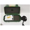 Image 1 : CIGAR CADDY 5 CIGAR COUNT TRAVEL HUMIDOR - GREEN