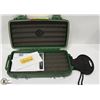 Image 1 : CIGAR CADDY 5 CIGAR COUNT TRAVEL HUMIDOR - GREEN