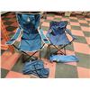 Image 1 : LOT OF 2 FOLDING CAMPING CHAIRS