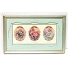 Image 2 : PAIR OF METAL FRAMED FLOWER PICTURES