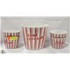 Image 1 : "FRESH POPCORN" VINTAGE BOWL SET