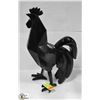 Image 1 : BLACK ROOSTER DECOR PIECE 14" TALL