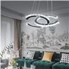 Image 2 : REPACKAGED MODERN C-SHAPE CRYSTAL CHANDELIER