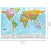 Image 2 : NEW WELTKARTE XXL WORLD MAP POSTER WITH COUNTRY