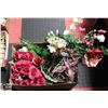 Image 1 : FLORAL HOME DECOR LOT