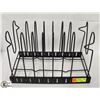 Image 1 : BLACK ORGANIZING RACK FOR PANS, CUPBOARD STORAGE