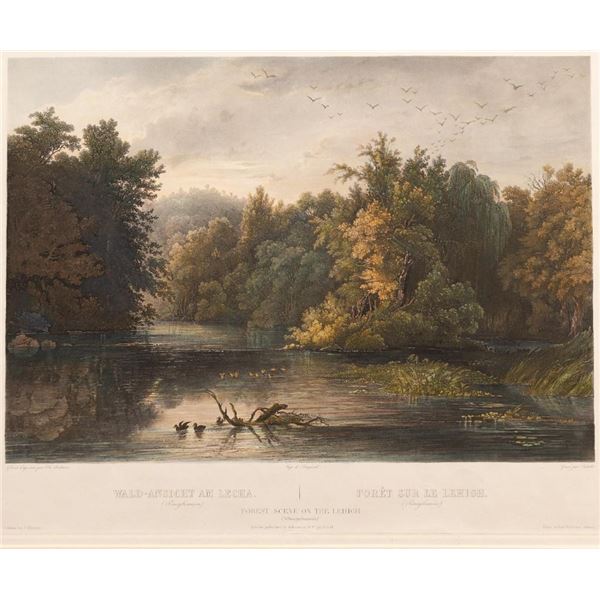 Karl Bodmer, three etchings