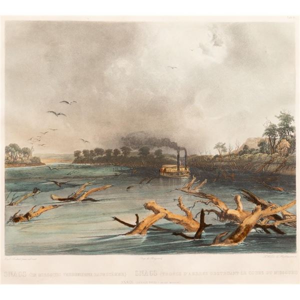 Karl Bodmer, three etchings