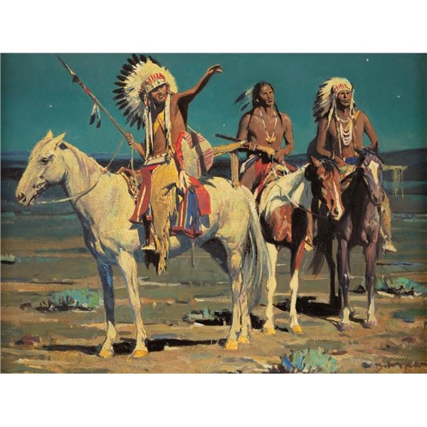 David Mann, oil on board