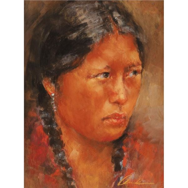 Carolyn Anderson, three pastels