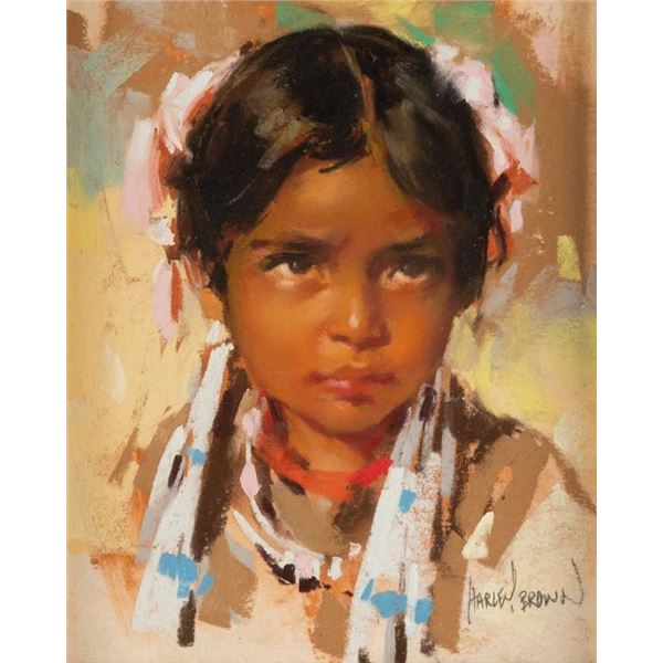 Harley Brown, two pastels